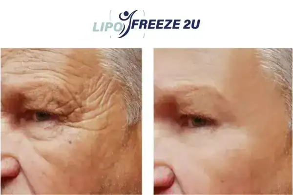 Mens before and after Morpheus 8 Stoke results.