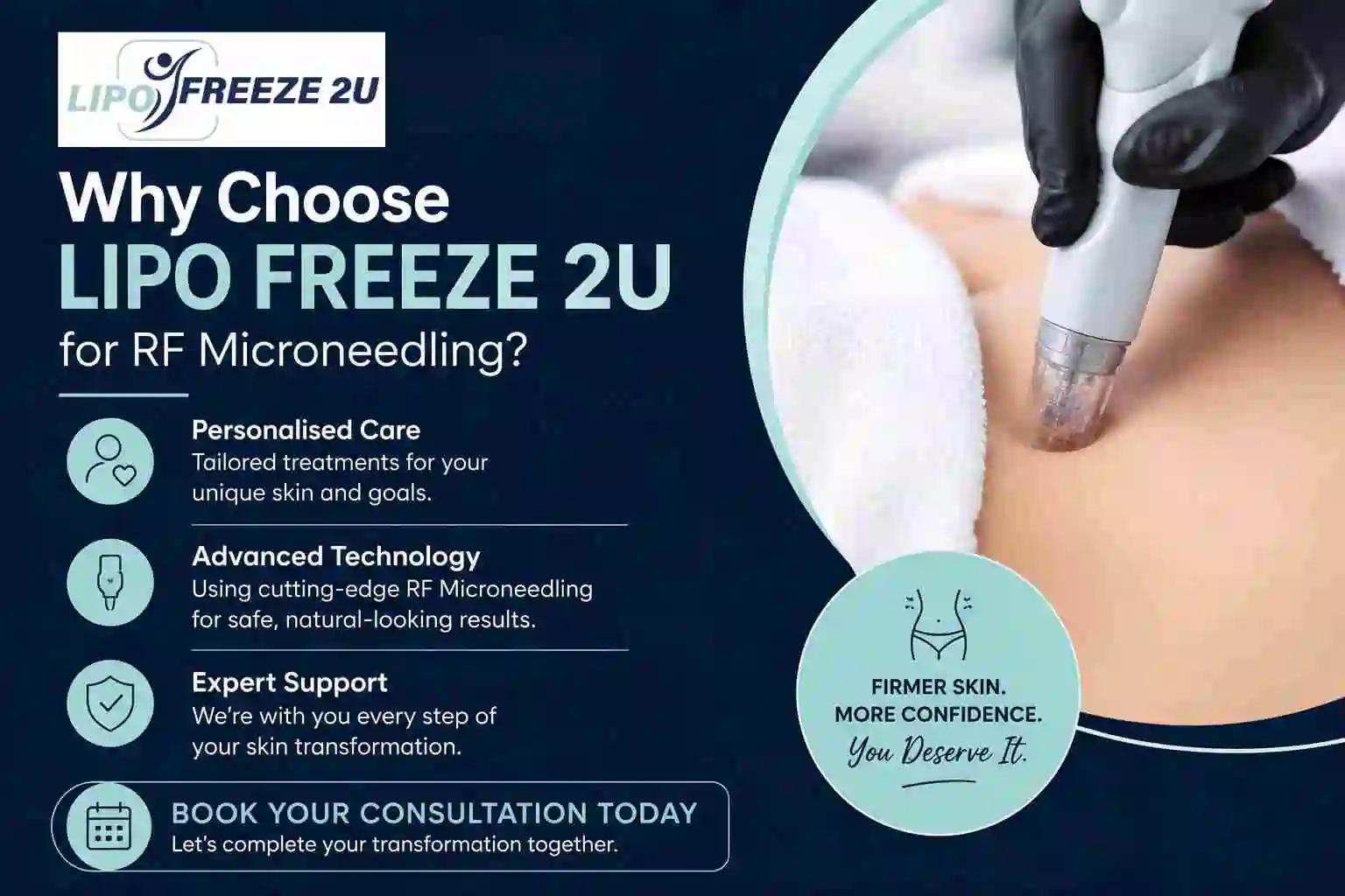 Why Choose LIPO FREEZE 2U for RF Microneedling Stoke?